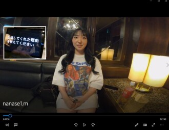 Matapos makumbinsi, lihim niyang kinunan ang kanyang unang video sa pakikipagtalik nang hindi sinasabi sa kanyang kasintahan na si Nanase-chan (18 taong gulang/D cup/beauty school student) ❤ Ang kanyang mga mata ay naluluha habang siya ay pina-orgasm ng titi ng isang estranghero.