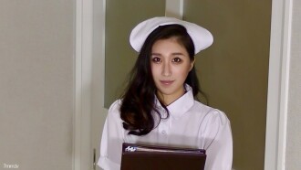 [Amateur individual shooting] [Complete appearance] Imepre in nurse clothes ♡ Naughty nursing on the bed ♡ Blow ♡ Cowgirl ♡ Back ♡ Massive facial cumshots at missionary position ♡♡♡ [Hojo Rieko]